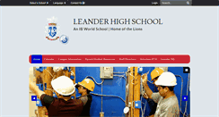 Desktop Screenshot of lhs.leanderisd.org