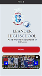 Mobile Screenshot of lhs.leanderisd.org