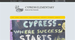Desktop Screenshot of cypress.leanderisd.org