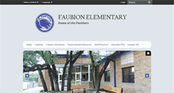 Desktop Screenshot of faubion.leanderisd.org